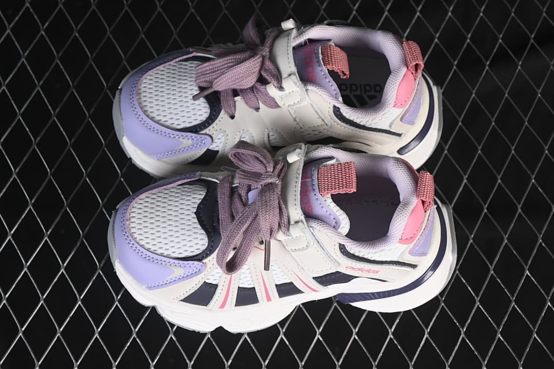 adidas Adistar Kids Sneakers in White and Purple