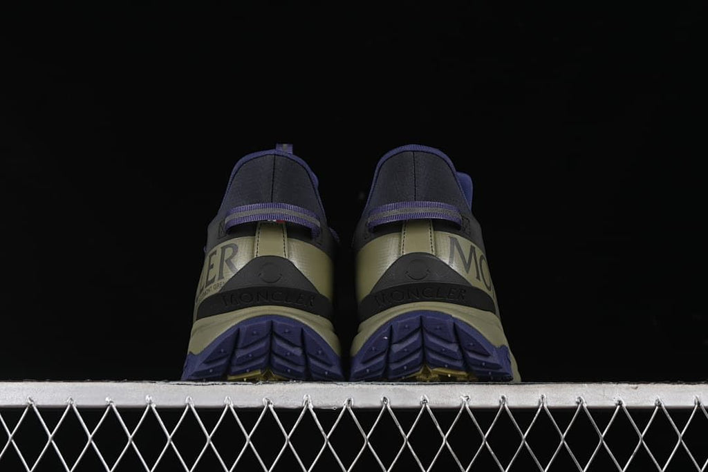 Moncler Trailgrip Lite2 Outdoor Sneakers, Olive and Purple