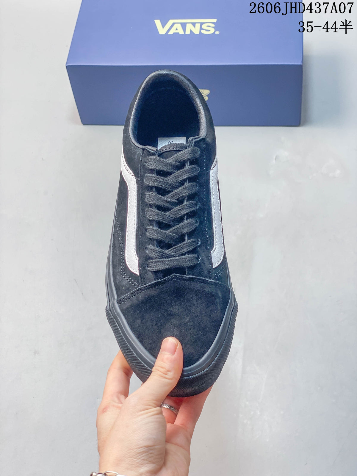 Vans Old Skool Low-Top Sneakers in Black and White