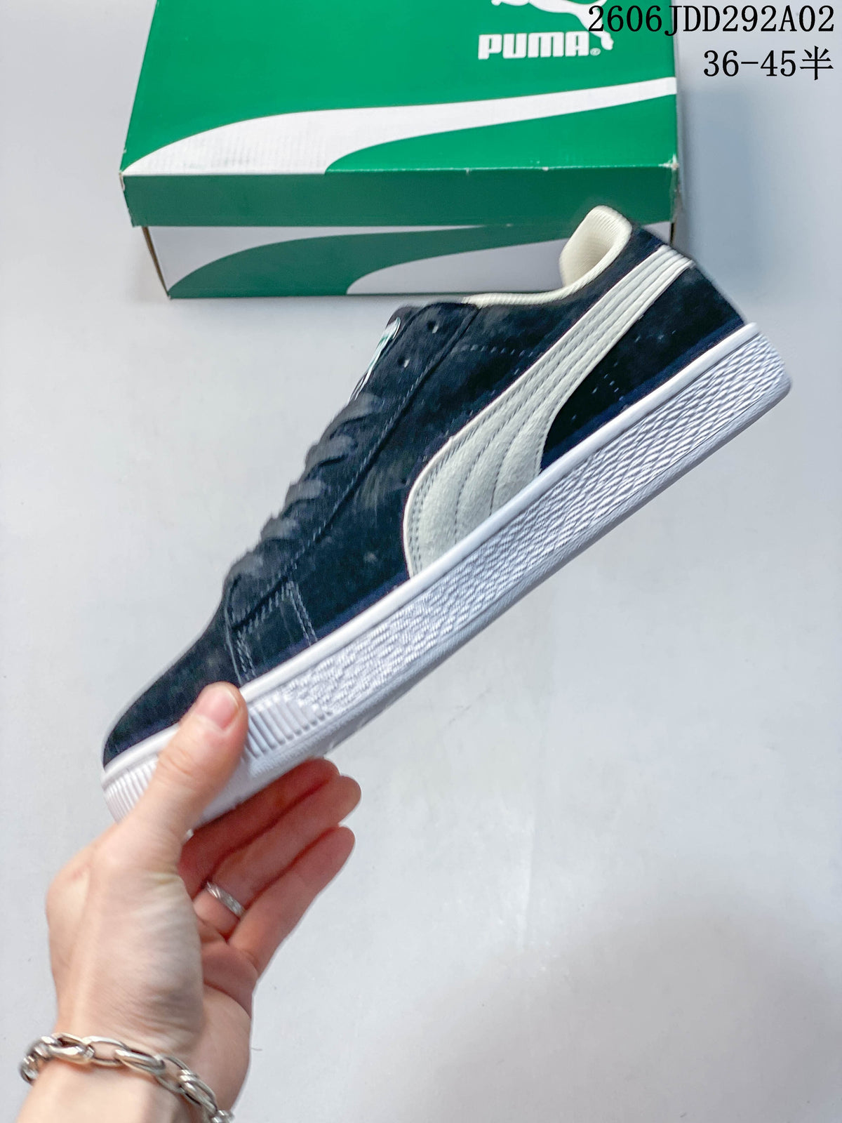 Puma Suede XL Navy Low-Top Sneakers 374978-01