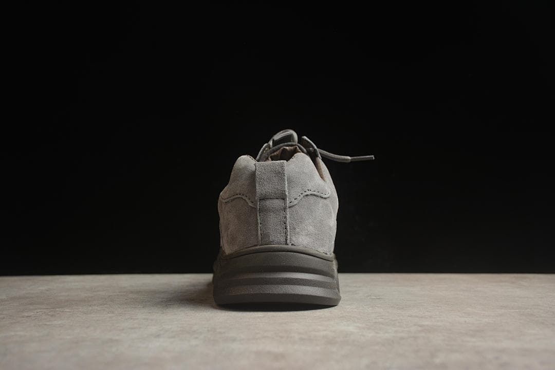CAT Tramp Hike Low Gray Suede Sneakers