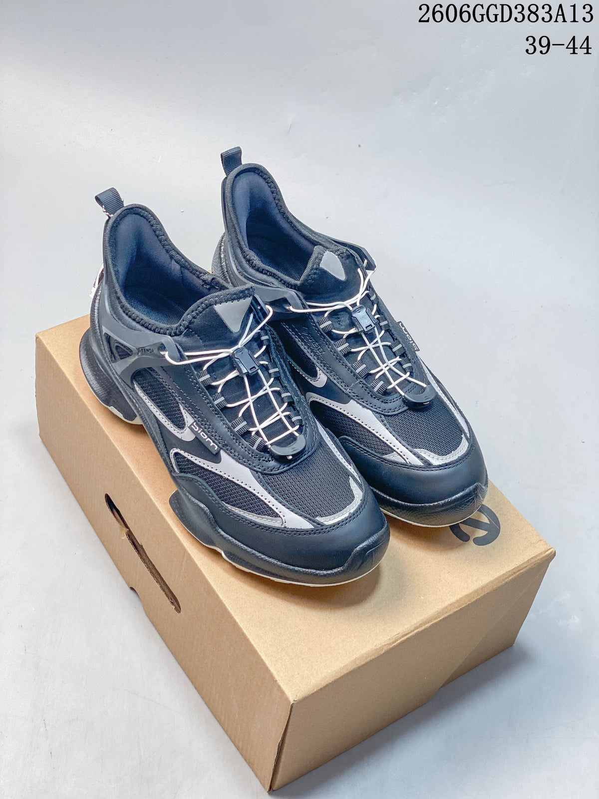 ECCO Men's Outdoor Sneakers, Navy and Gray, 2606GGD383A13