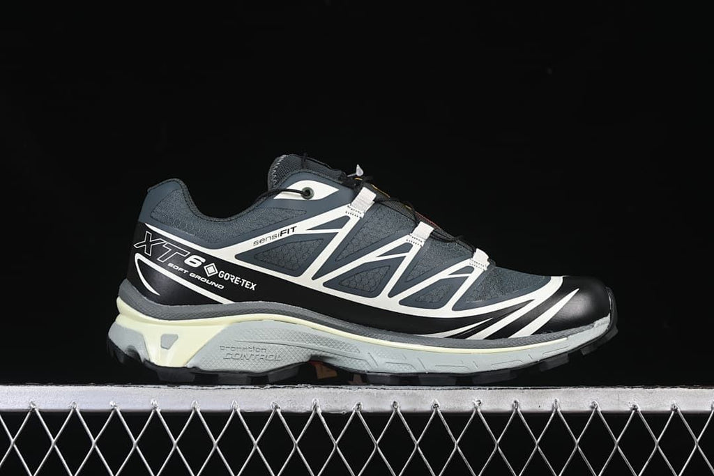 Salomon XT-6 GTX Outdoor Sneakers, Urban Chic/Black/Lime Cream