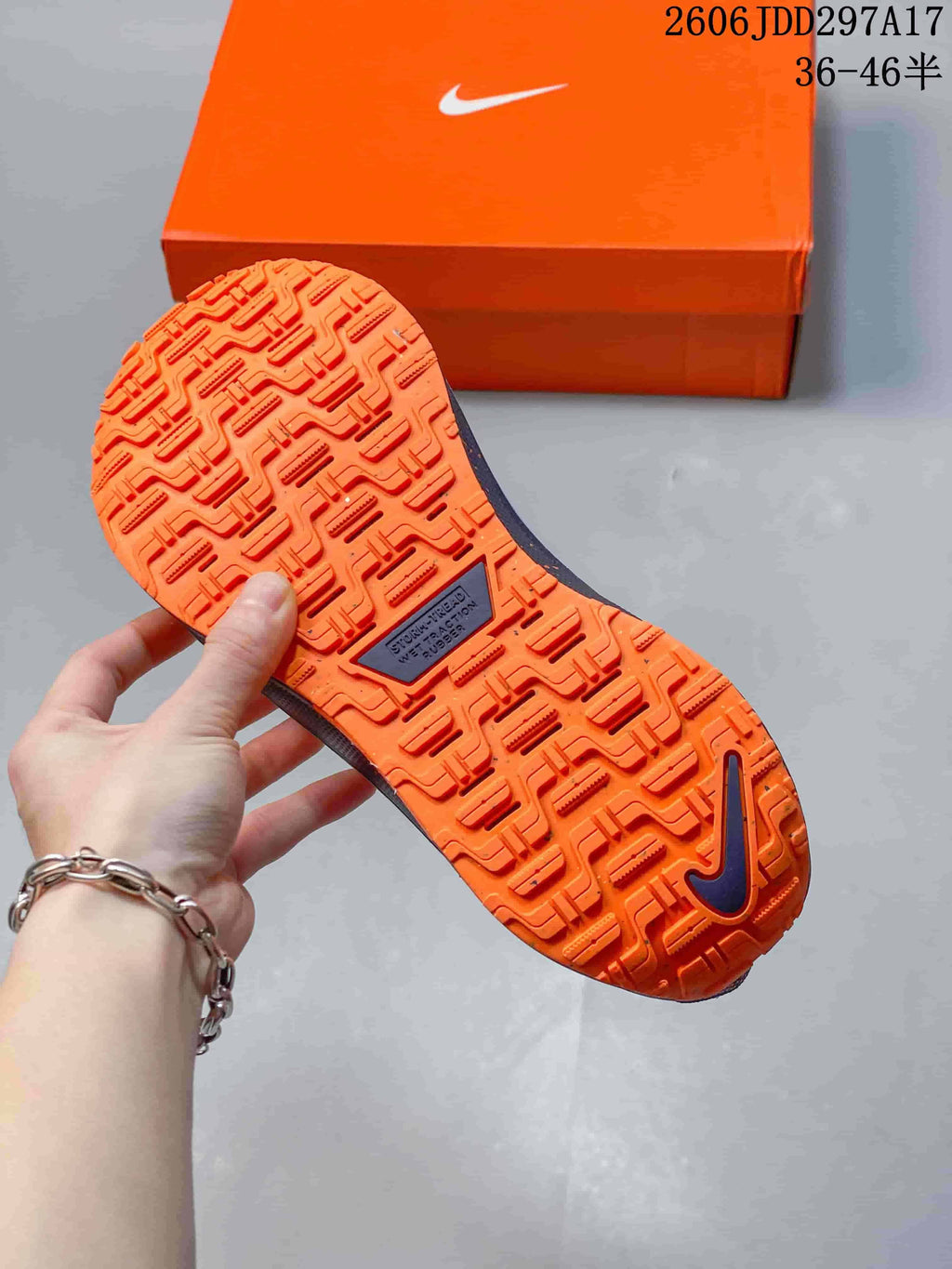 Nike InfinityRN 4 GORE-TEX Running Shoes, Gray and Orange