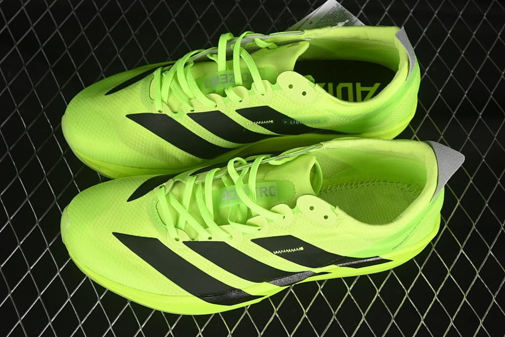 Adidas Adizero Adios 9 M Running Shoes in Neon Yellow
