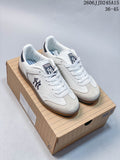 MLB Los Angeles Dodgers Low-Top Casual Sneakers, White and Gray