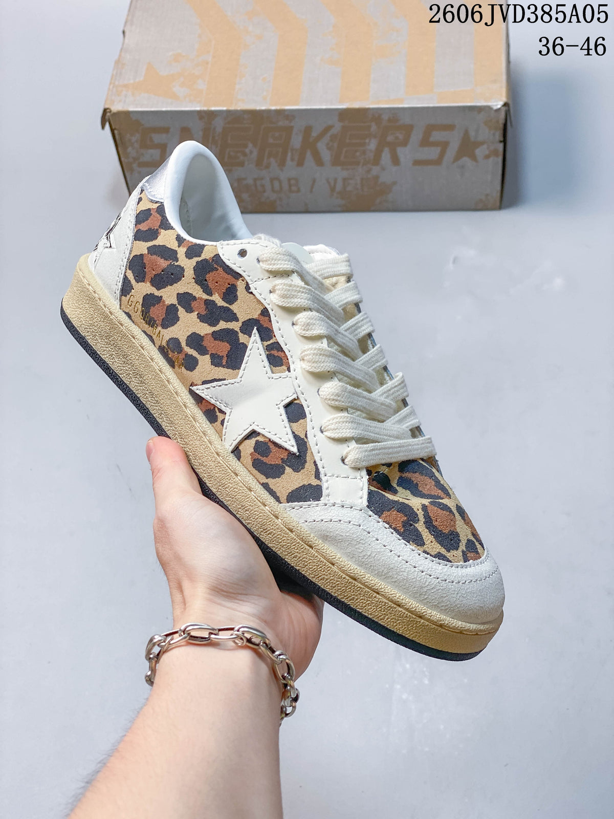 Golden Goose Super-Star Low-Top Sneakers, Mixed Colors