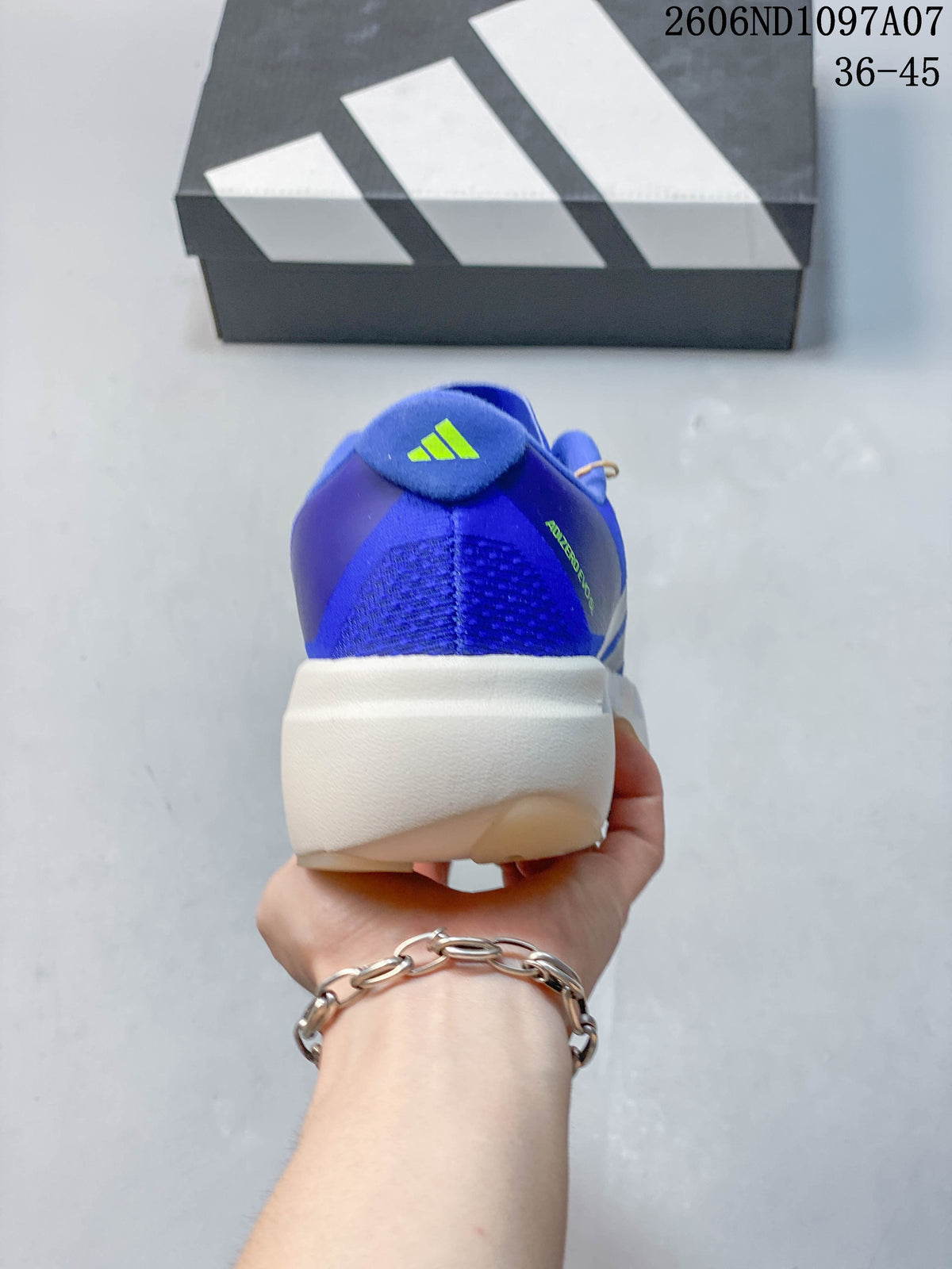 adidas Adizero Evo SL Running Shoes Blue Silver