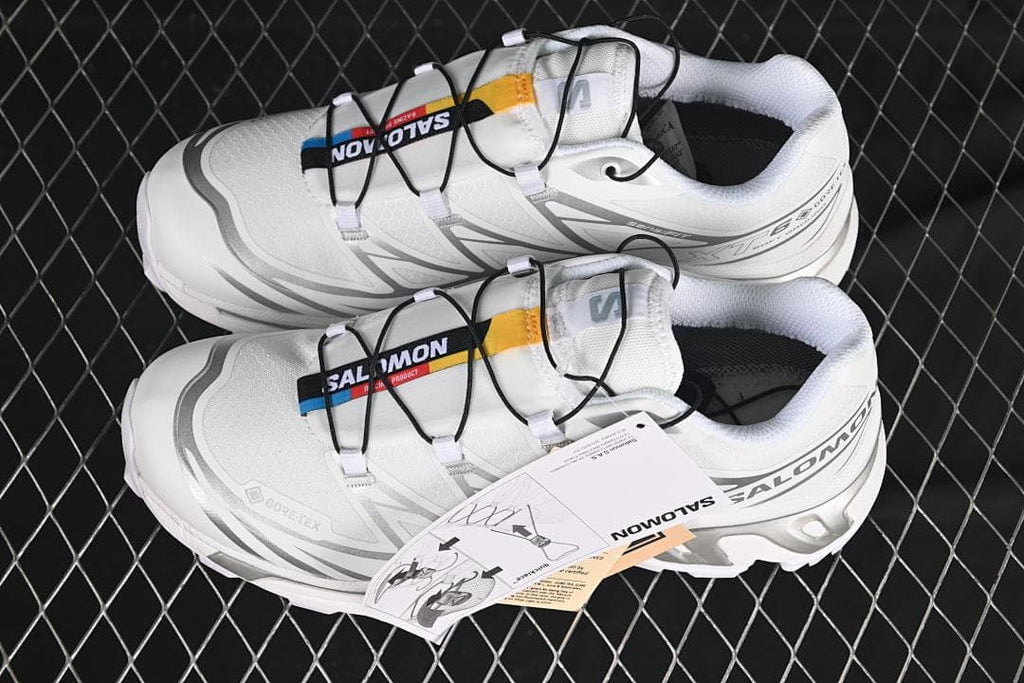 Salomon XT-6 GTX White Trail Sneakers 475811-26