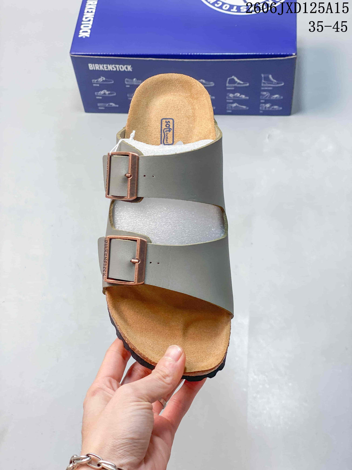 Birkenstock Arizona Two-Strap Sandals, Gray, 1010503