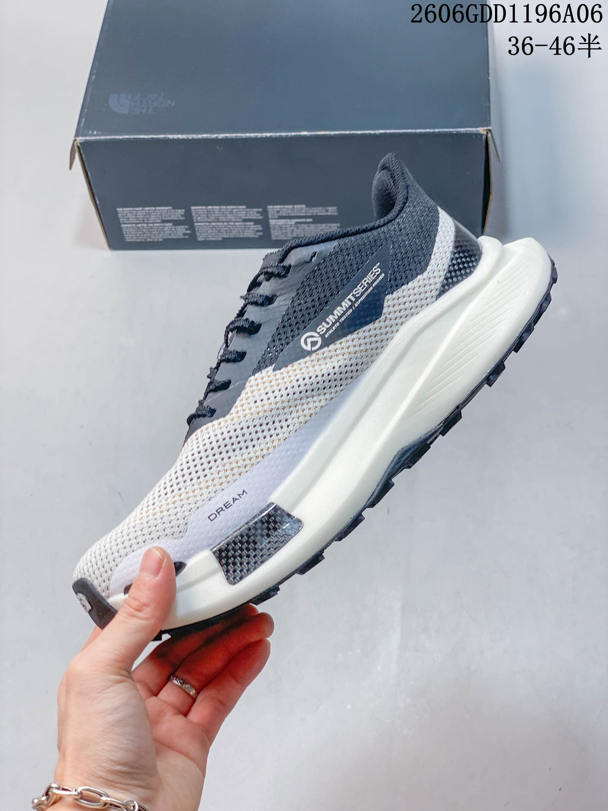 The North Face Summit VECTIV Trail Sneakers, White and Gray