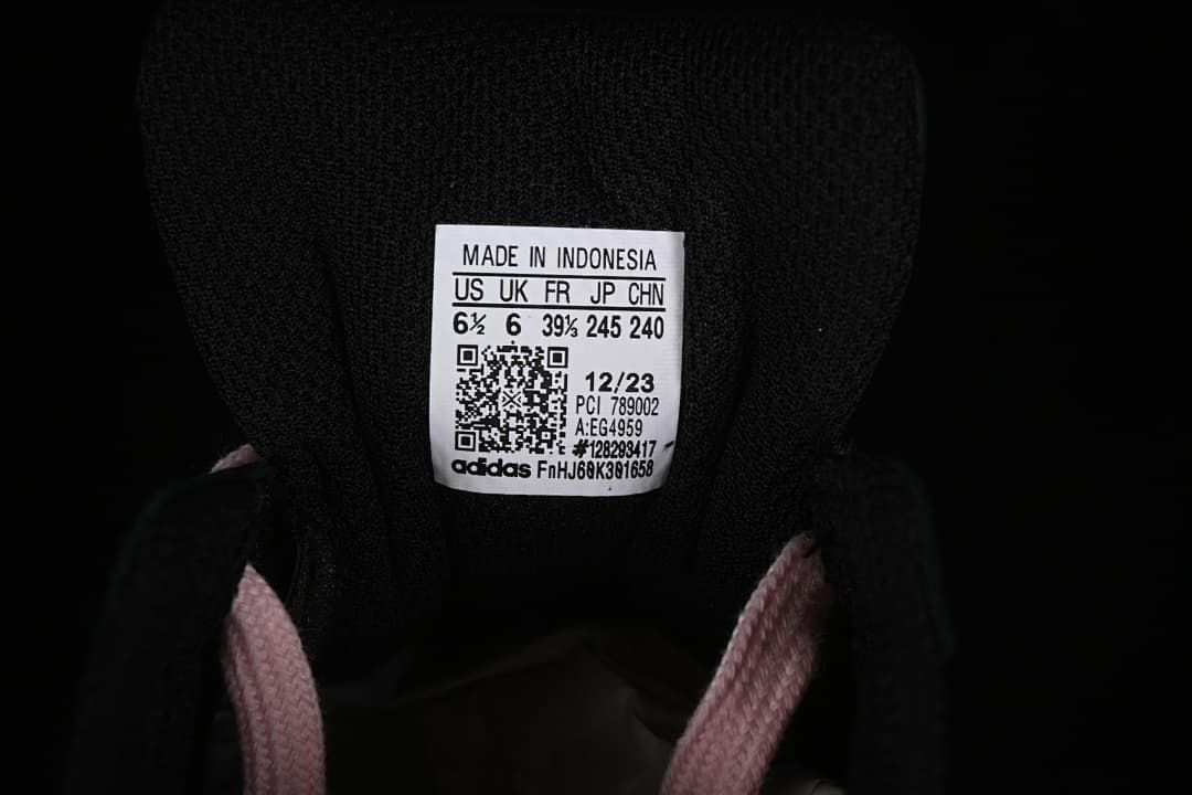 adidas Superstar EG4959 Black and Pink Sneakers