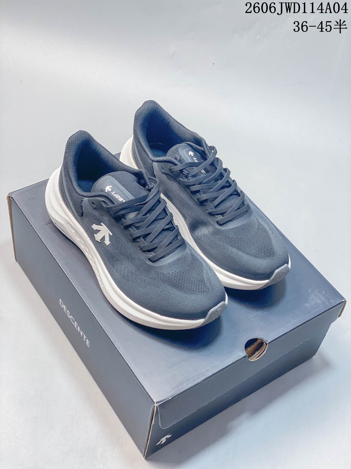 DESCENTE EDGE COURT RETRO Sneakers, Blue-Gray, SP323LSN82