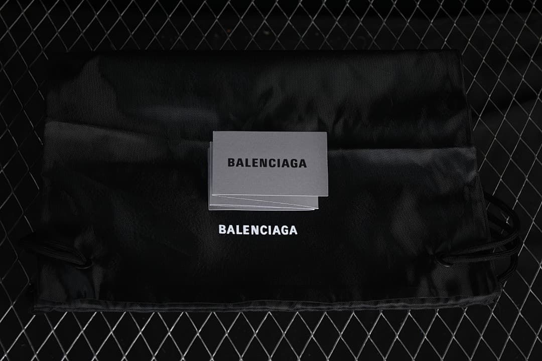 Balenciaga 3XL Denim Sneakers in Light Silver and Green