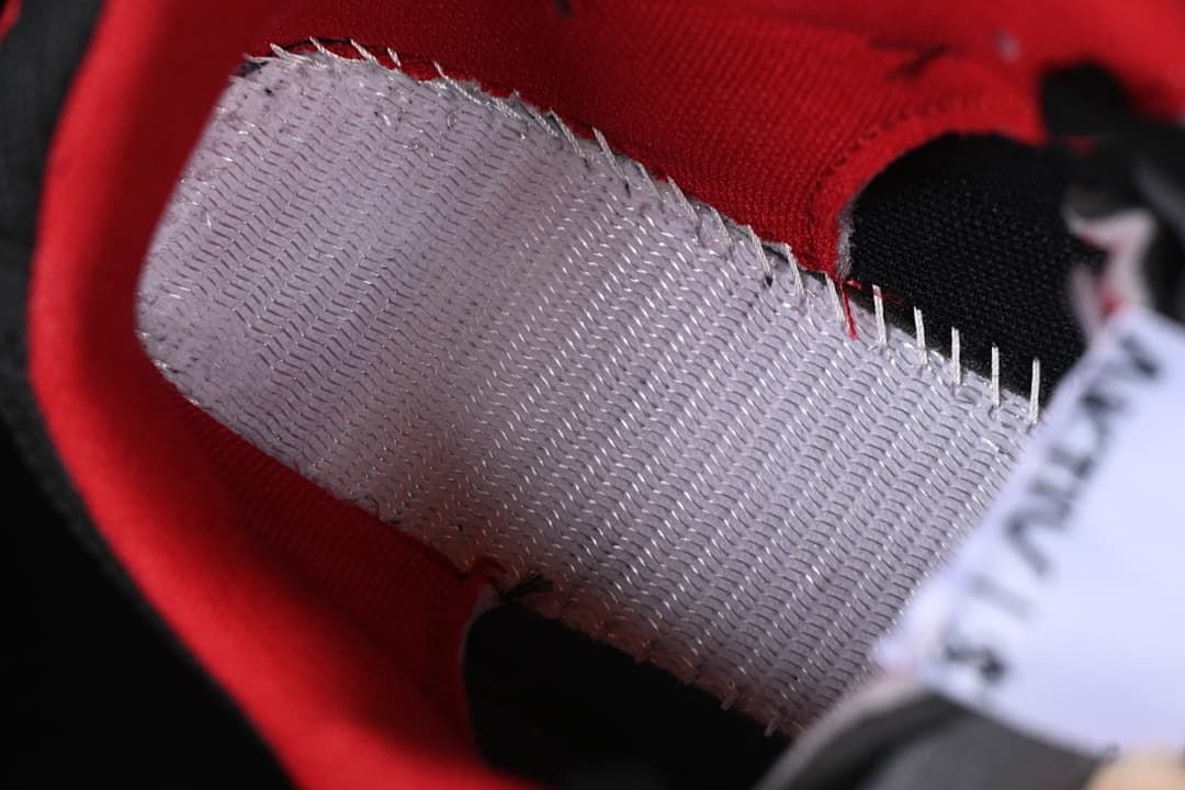 Adidas AC8592 Black and Red Mesh Lifestyle Sneakers