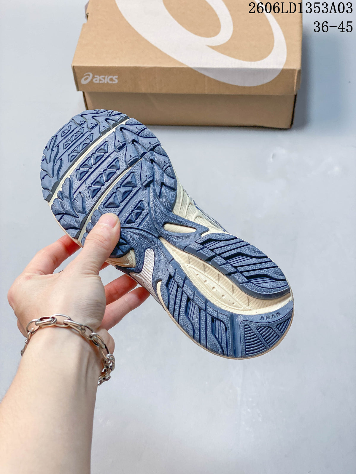ASICS GEL-170TR Sneakers, White and Blue, 1203A096-200