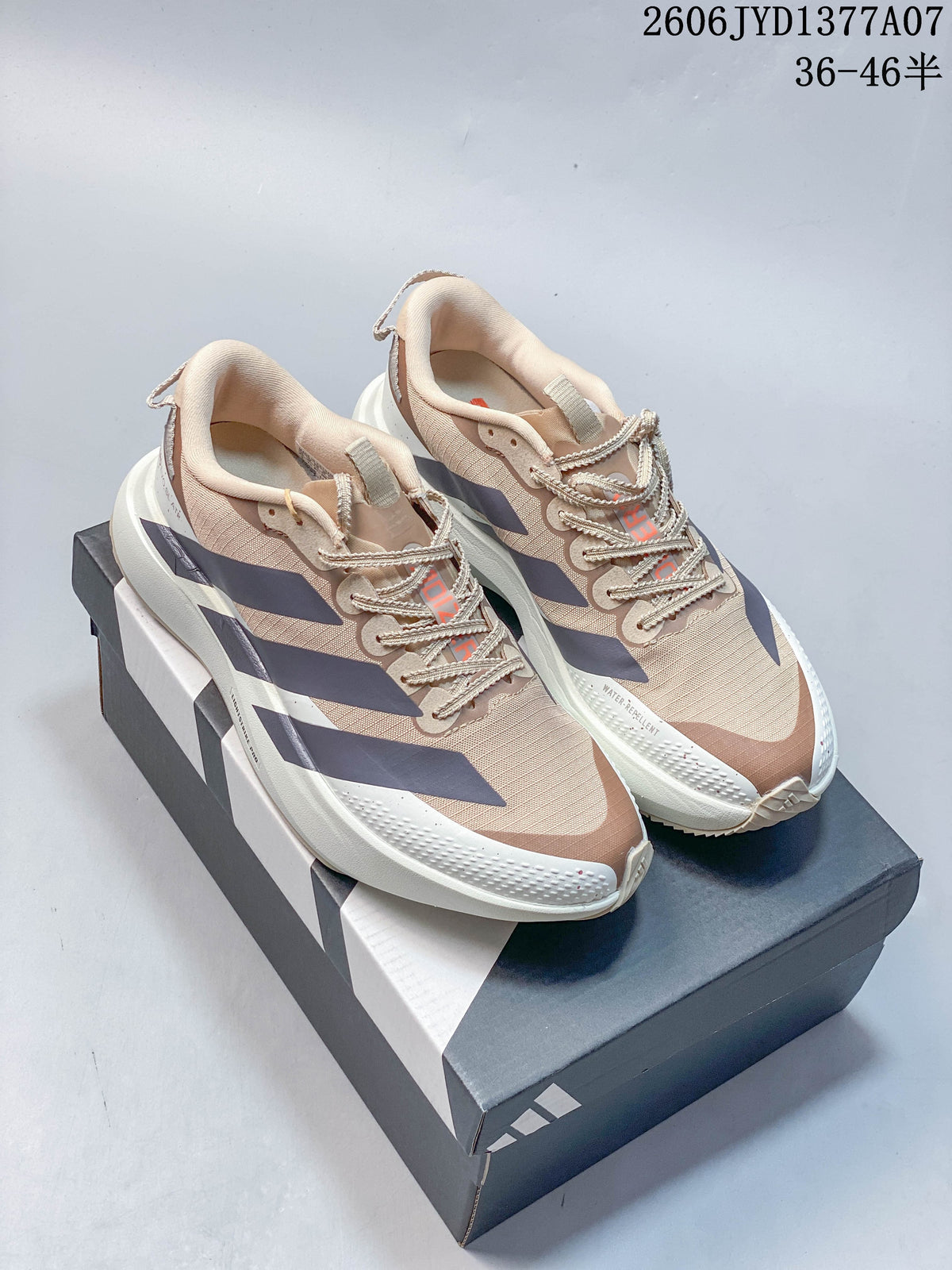Adidas Adizero Evo SL Running Shoes – Beige and Navy