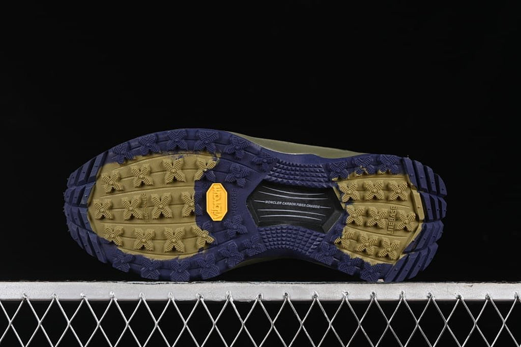Moncler Trailgrip Lite2 Outdoor Sneakers, Olive and Purple