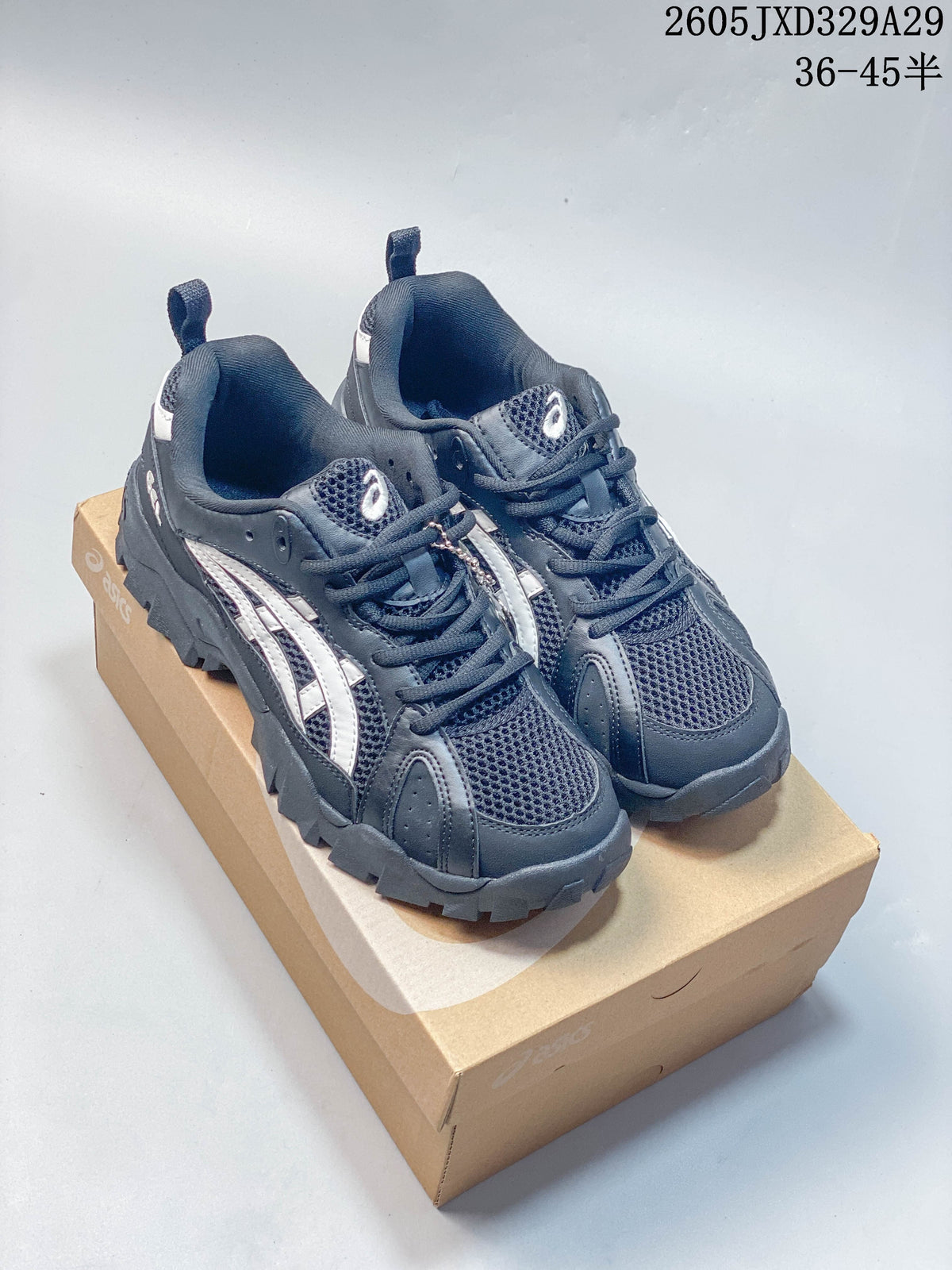 ASICS GNY Casual Sneakers, Charcoal and White, 1183C557