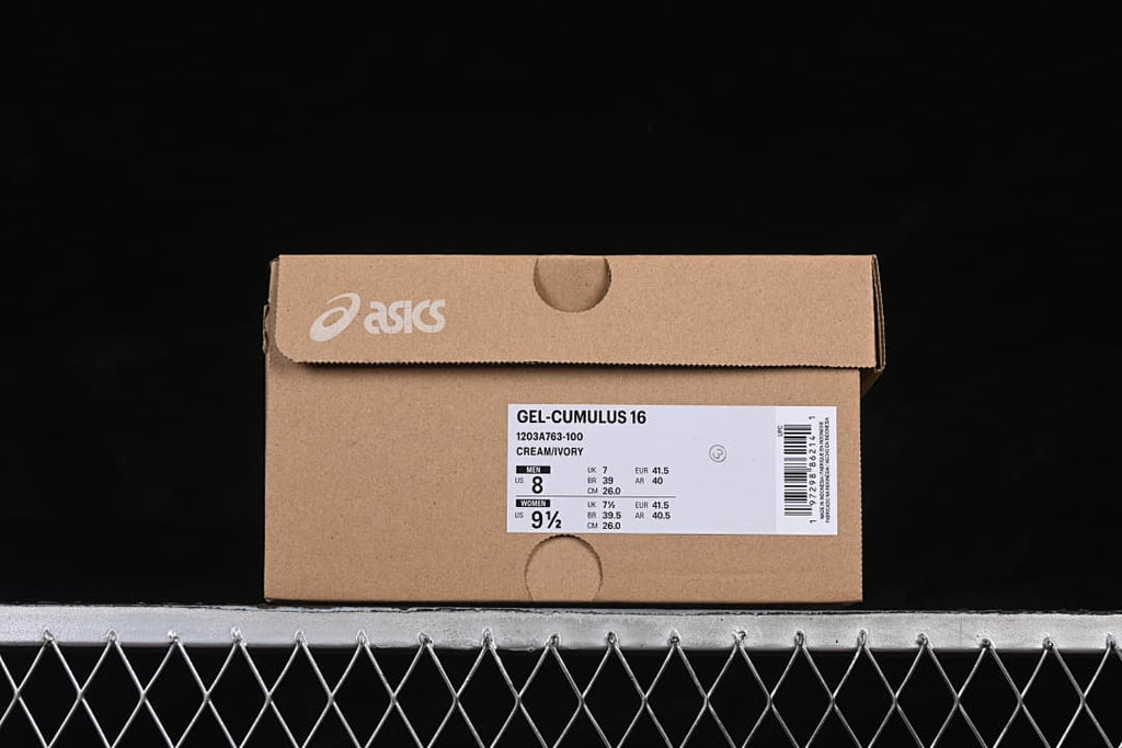 ASICS GEL-CUMULUS 16 Cream Ivory Green Sneakers 1203A763-100