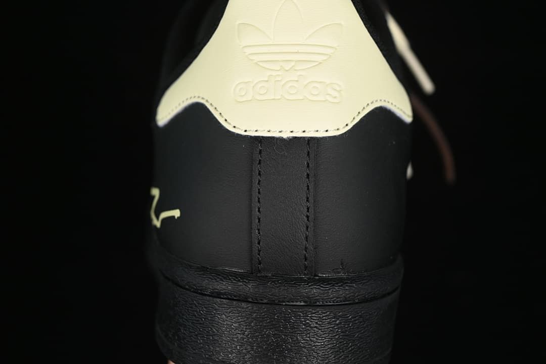 adidas Superstar EG4959 Black and Cream Sneakers