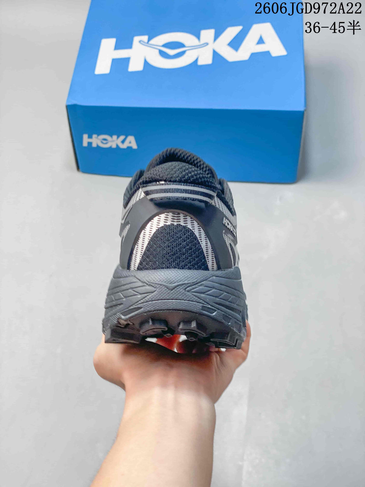 HOKA Mafate Speed 4 Lite Trail Running Shoes, Silver Gray