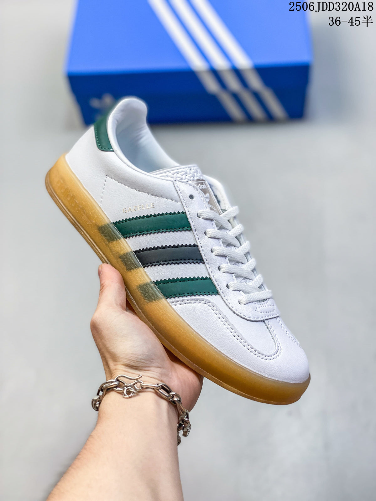 Adidas Gazelle Low-Top Sneakers with Gum Sole
