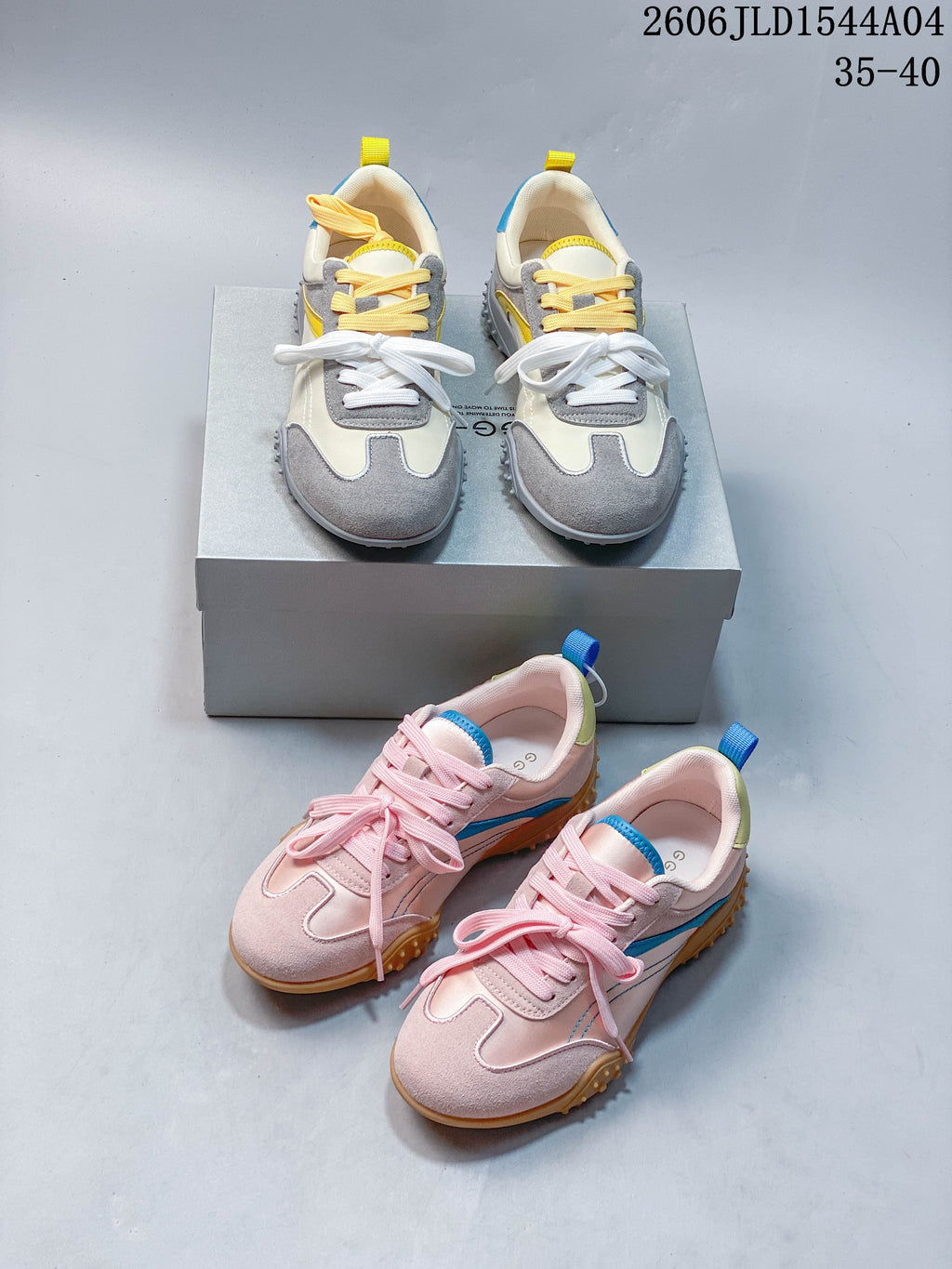 GG-CC G26U6715C Low-Top Retro Racing Sneakers