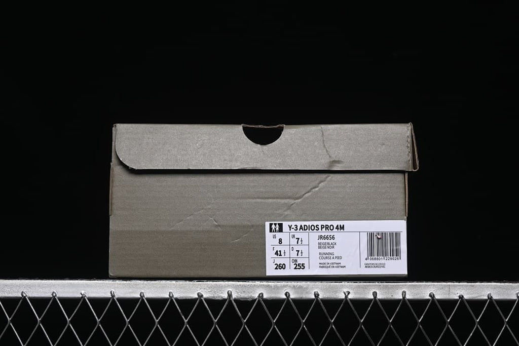 Y-3 Adizero Adios 4M Running Shoes Beige Black JR6656
