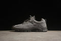 CAT Tramp Hike Low Gray Suede Sneakers
