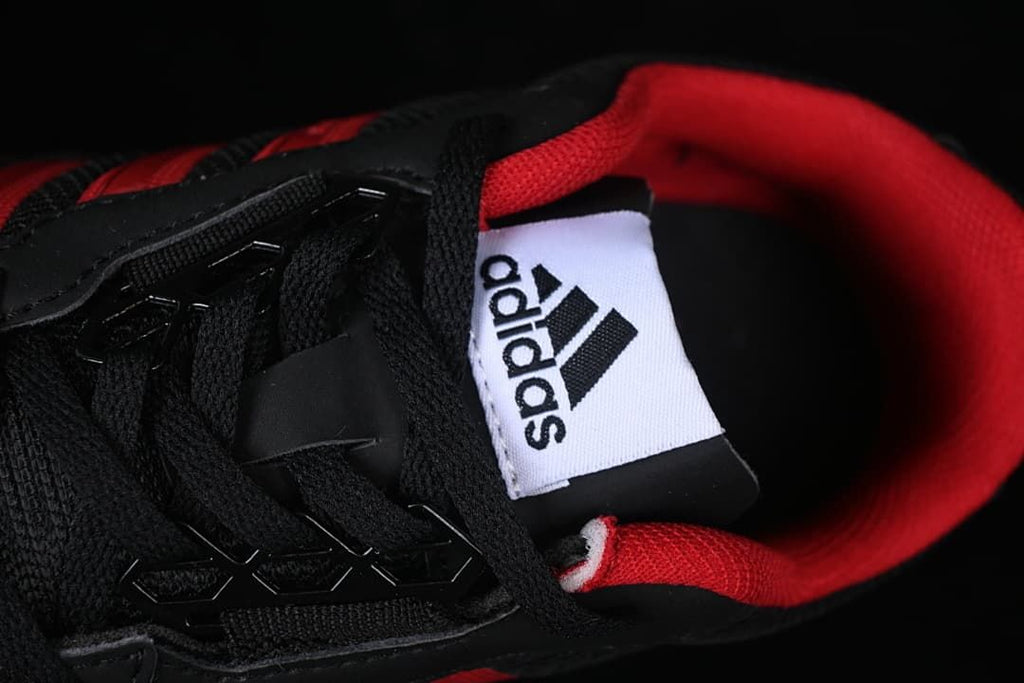 Adidas AC8592 Black and Red Mesh Lifestyle Sneakers