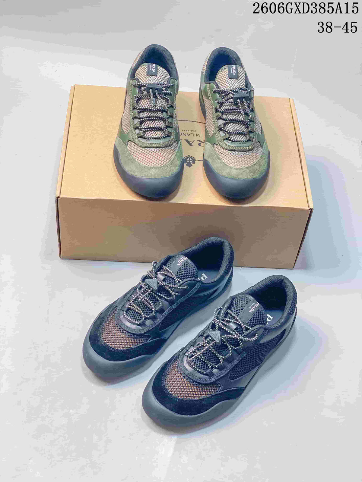 Prada 2606GXD385A15 Mesh Panel Sneakers