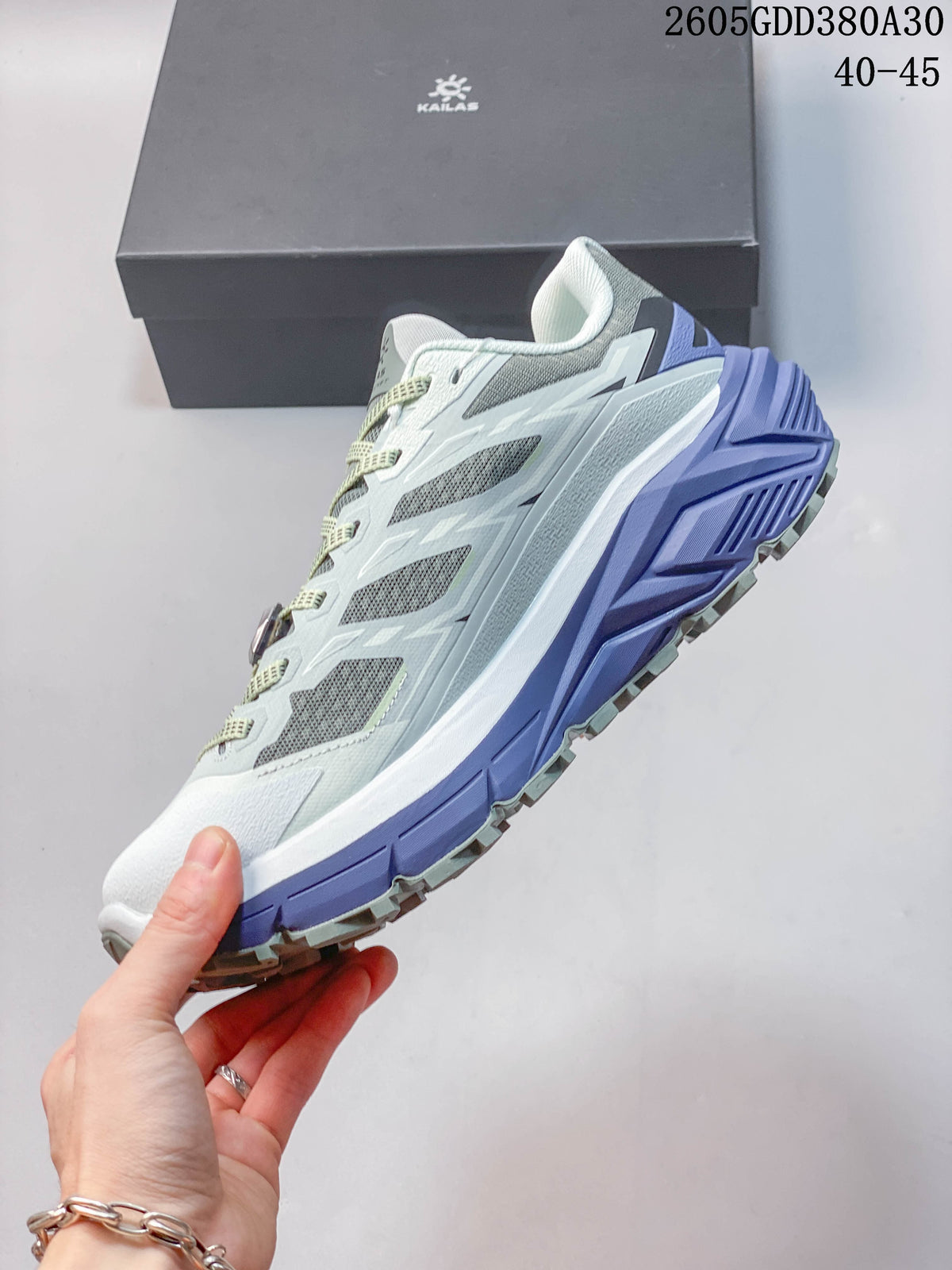 Kailas C4 Trail Running Shoes in Blue and White