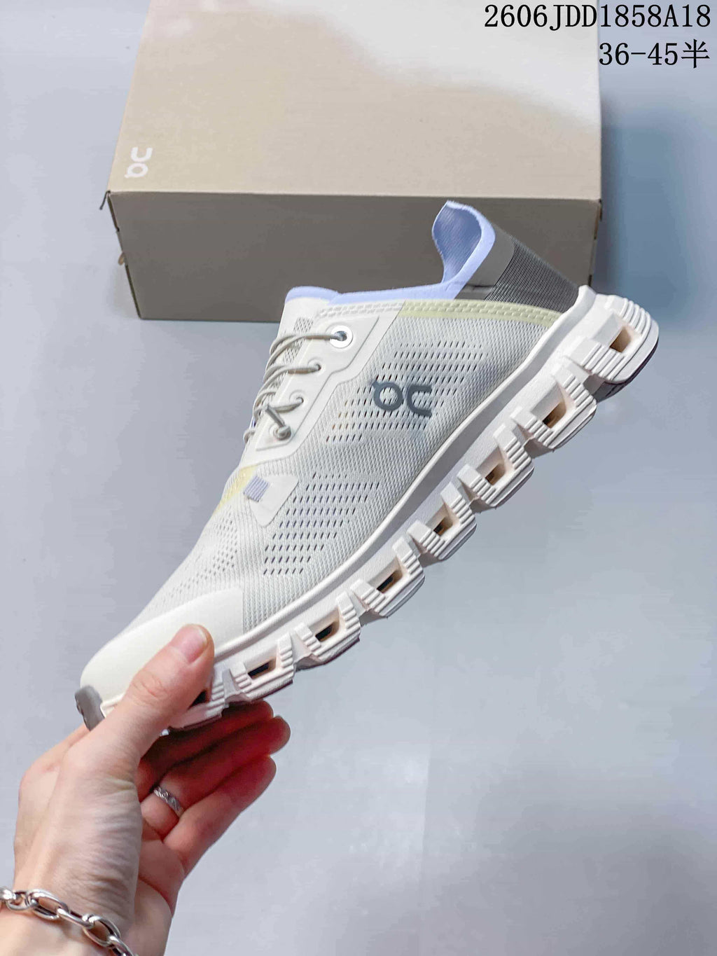 On Cloud 6 Coast Lightweight Sneakers in White