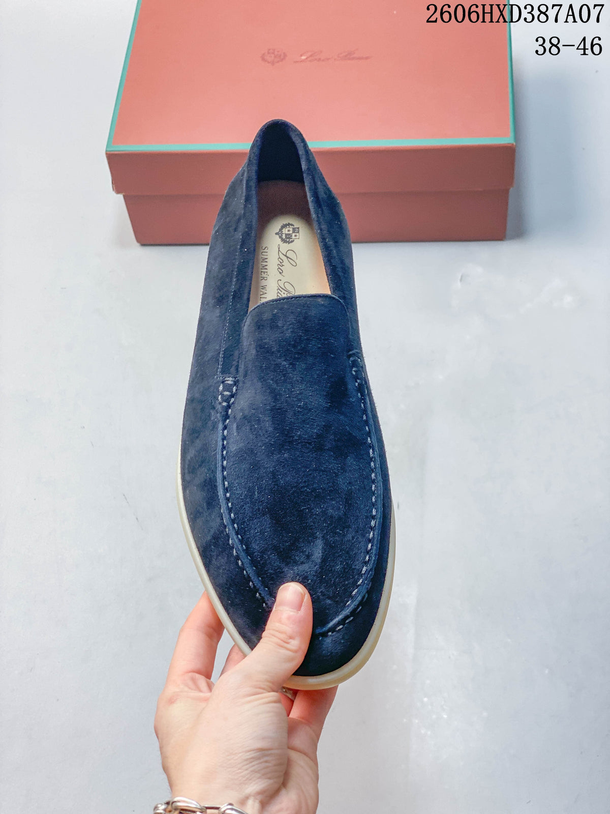 Stella McCartney Navy Slip-On Loafers 06HXD387A07