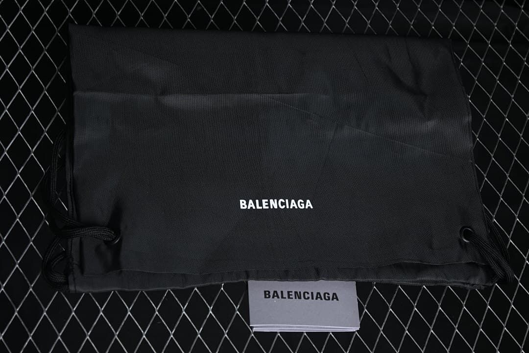 Balenciaga 3XL Low-Top Sneakers in White and Black