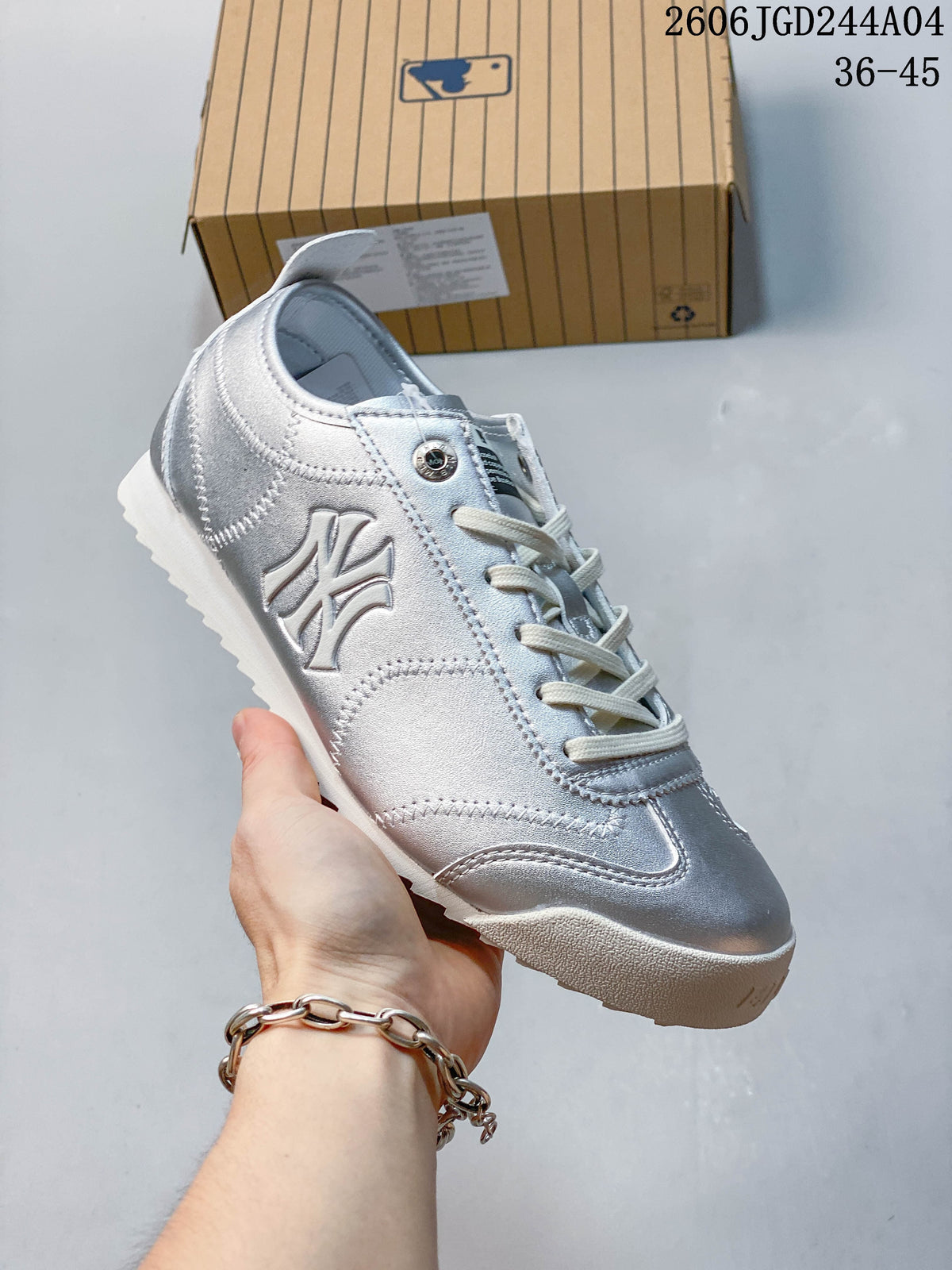 MLB New York Yankees Silver Low-Top Sneakers 06JGD244A04