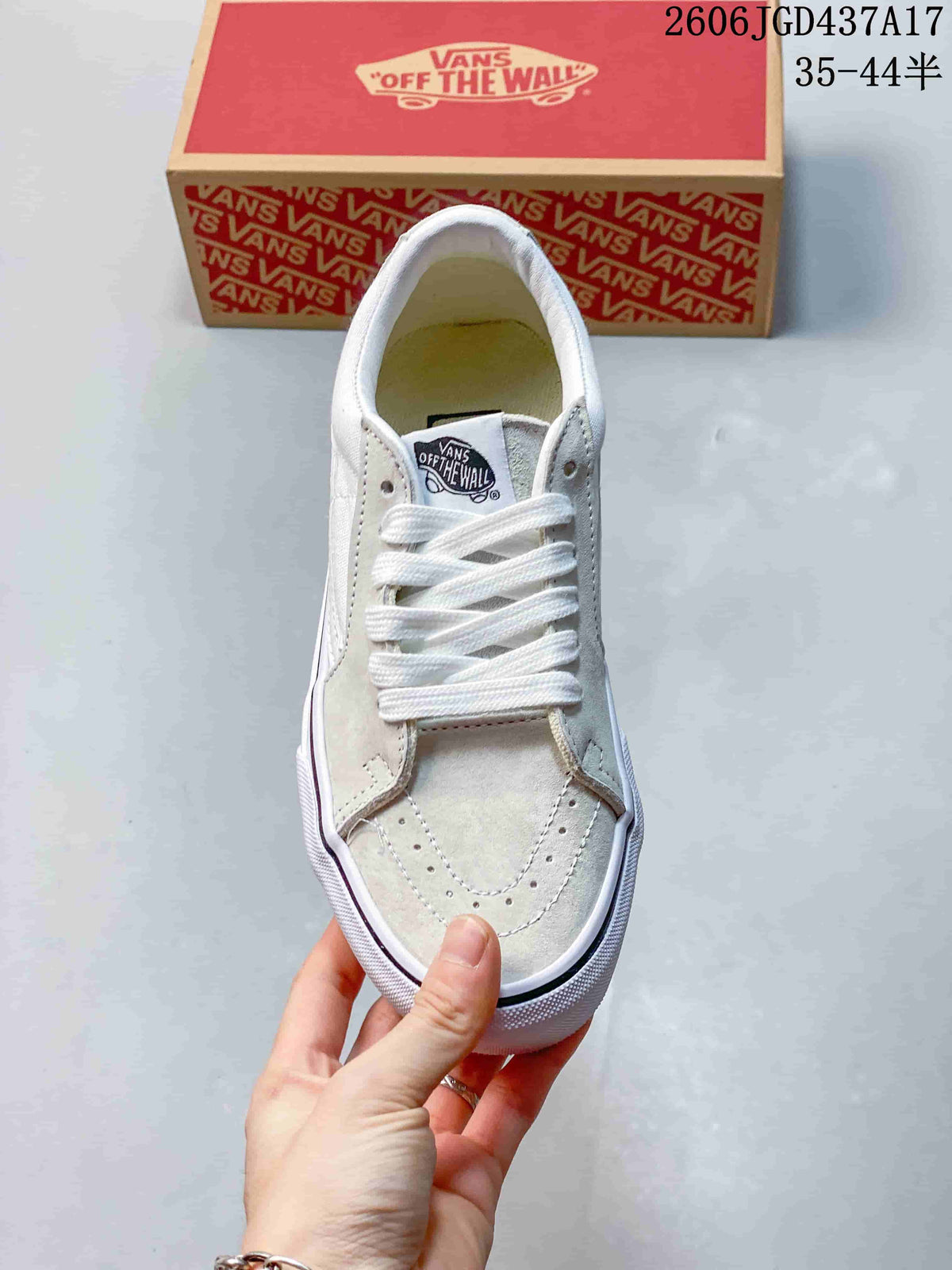 Vans SK8-Low White Suede Low-Top Sneakers VN0A4UUK6BT