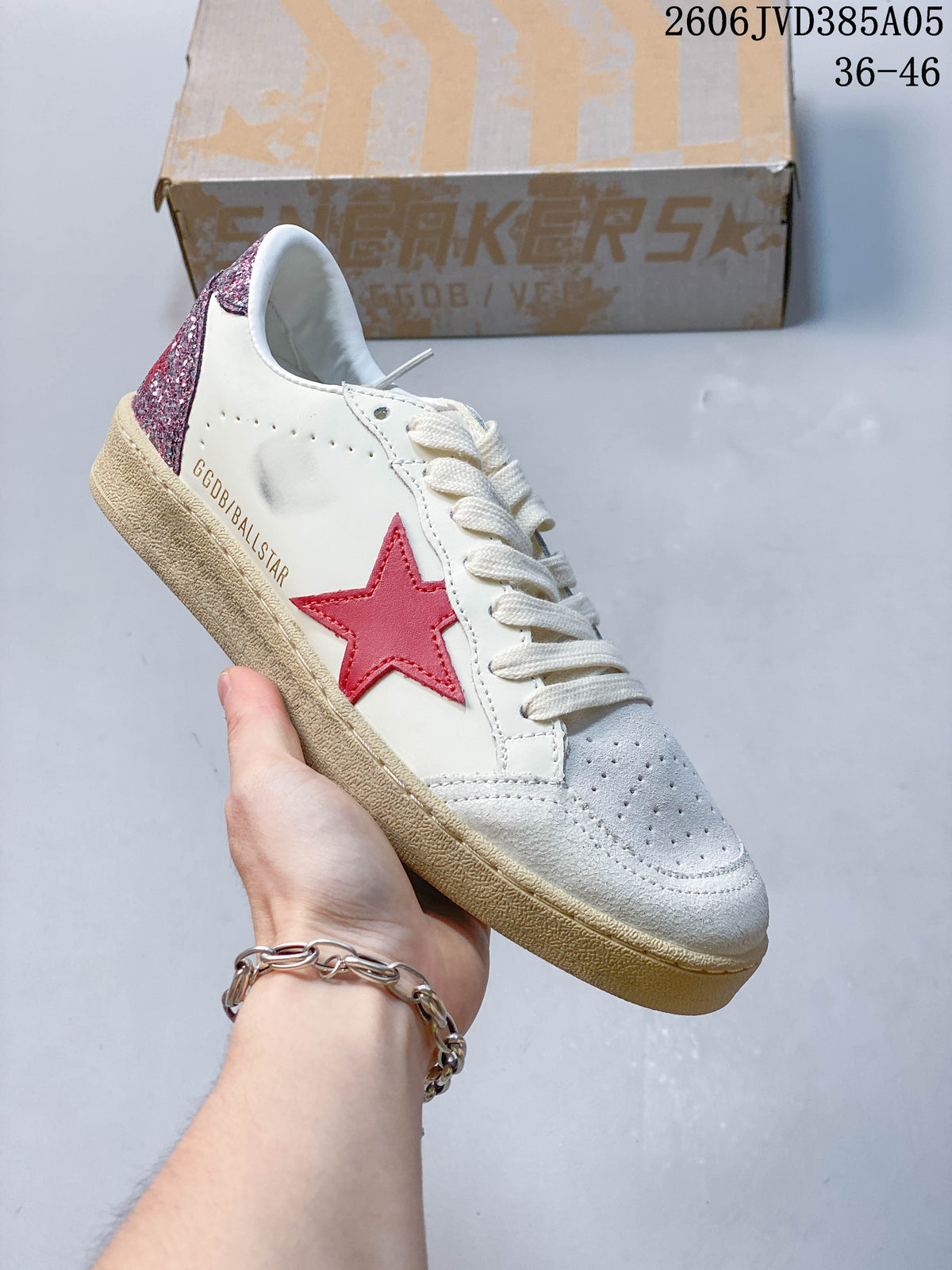 Golden Goose Super-Star Low-Top Sneakers, Mixed Colors