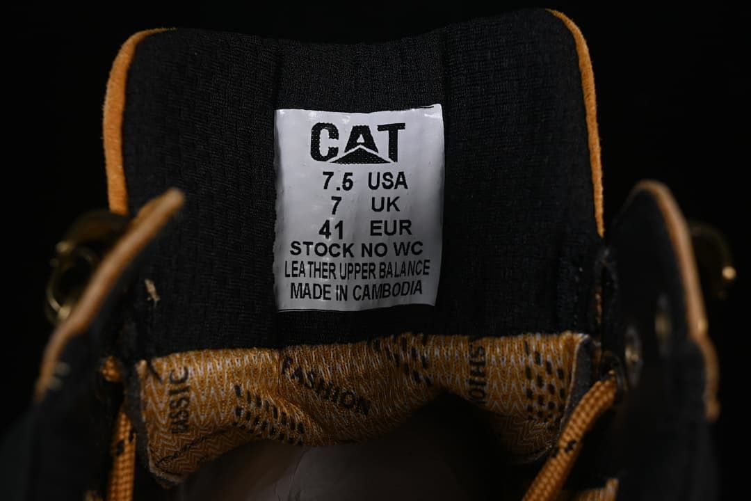 CAT Founder Mid-Top Work Boots in Wheat