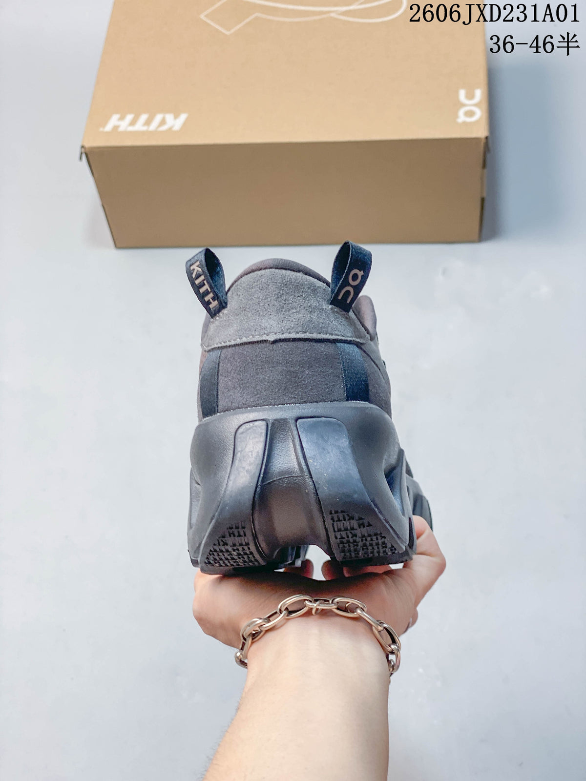On x Kith K-Tech 2 Women's Sneakers in Brown