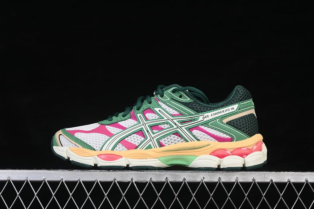 ASICS GEL-CUMULUS 16 Cream Ivory Green Sneakers 1203A763-100
