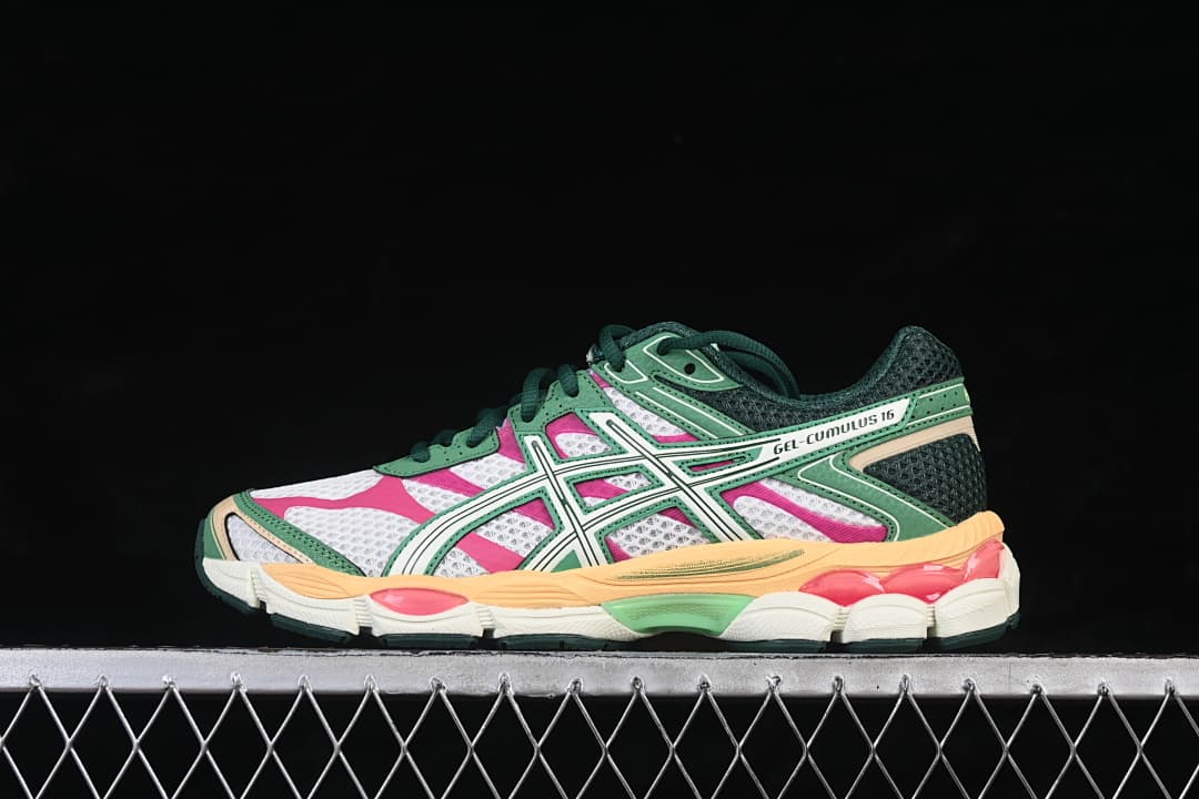 ASICS GEL-CUMULUS 16 Cream Ivory Green Sneakers 1203A763-100