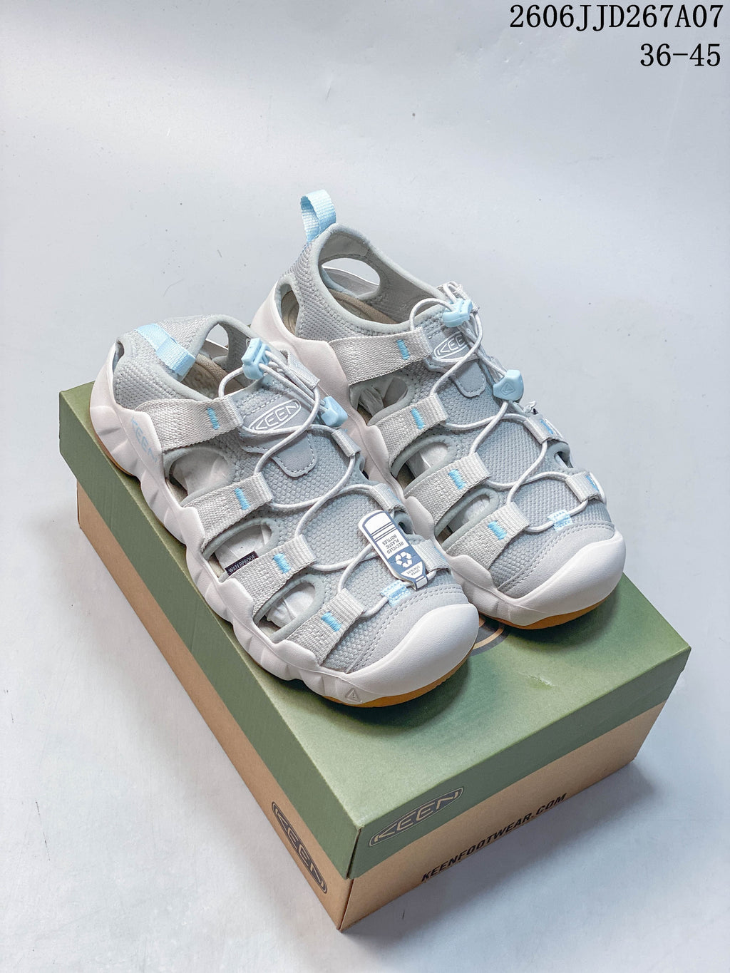 KEEN Astoria West Water-Ready Sandals in Gray and Blue