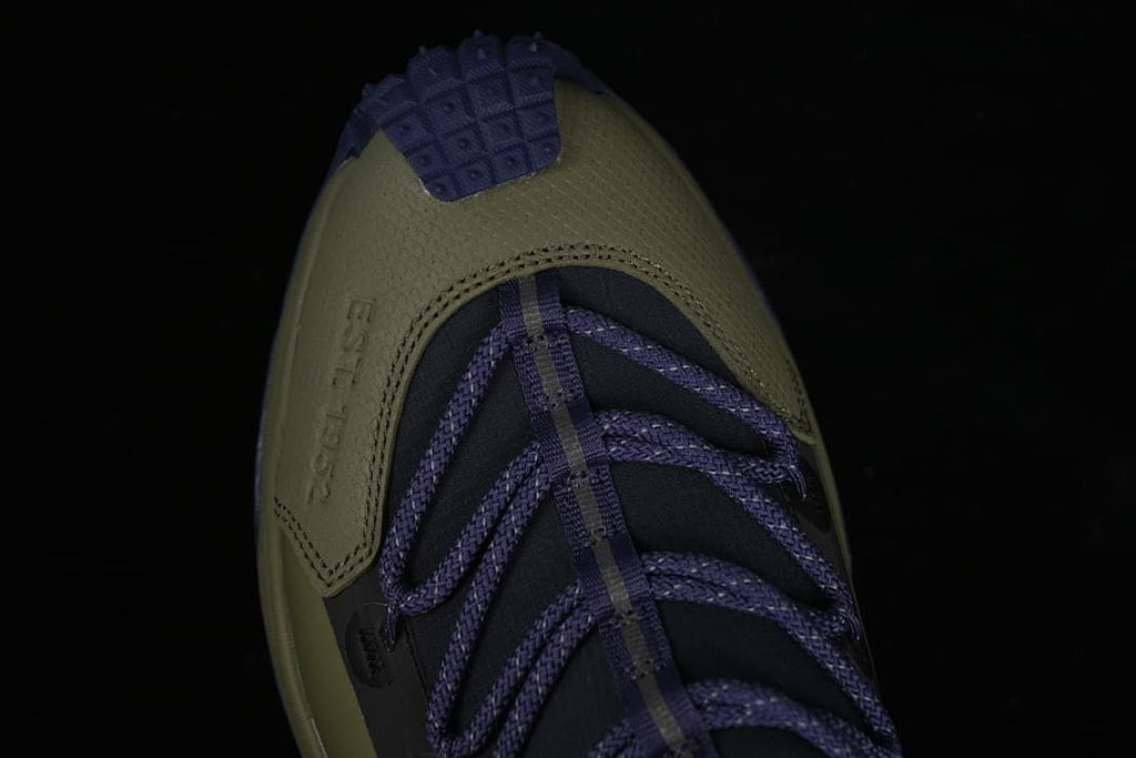 Moncler Trailgrip Lite2 Outdoor Sneakers, Olive and Purple