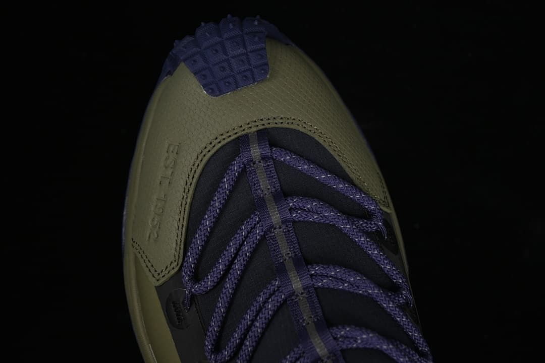 Moncler Trailgrip Lite2 Outdoor Sneakers, Olive and Purple