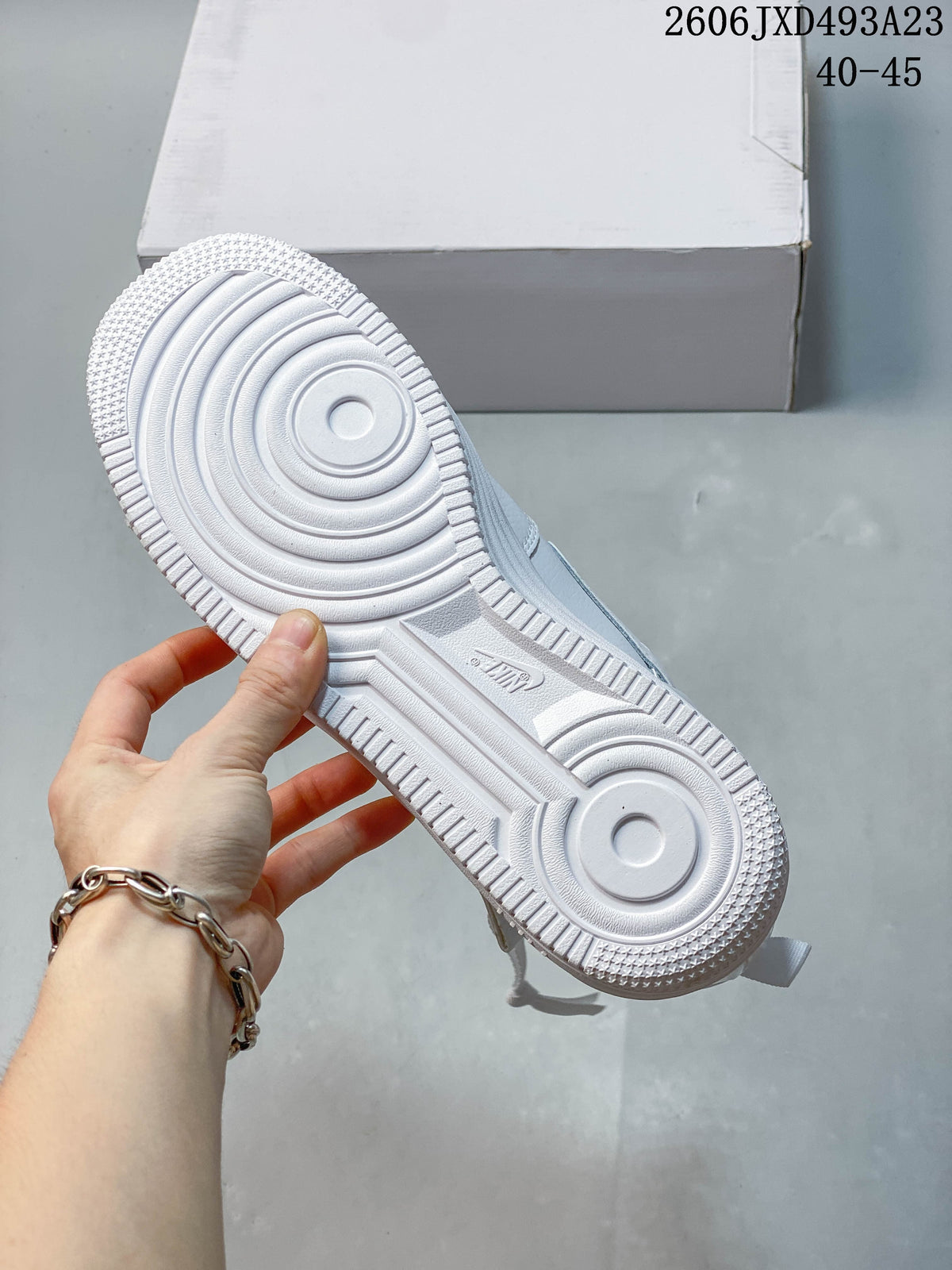 Nike Air Force 1 '07 Low White Zipper Sneakers