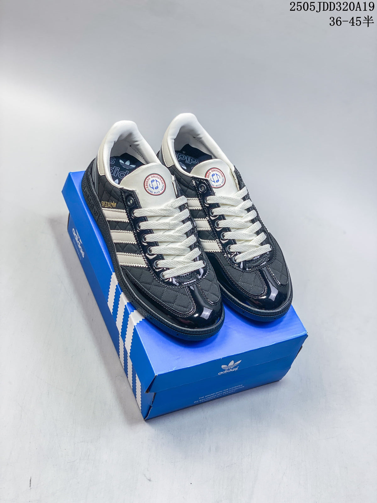 Adidas Originals Gazelle Indoor Sneakers Black and White