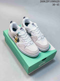 Nike SB Alleyoop Low-Top Skate Shoes White and Grey