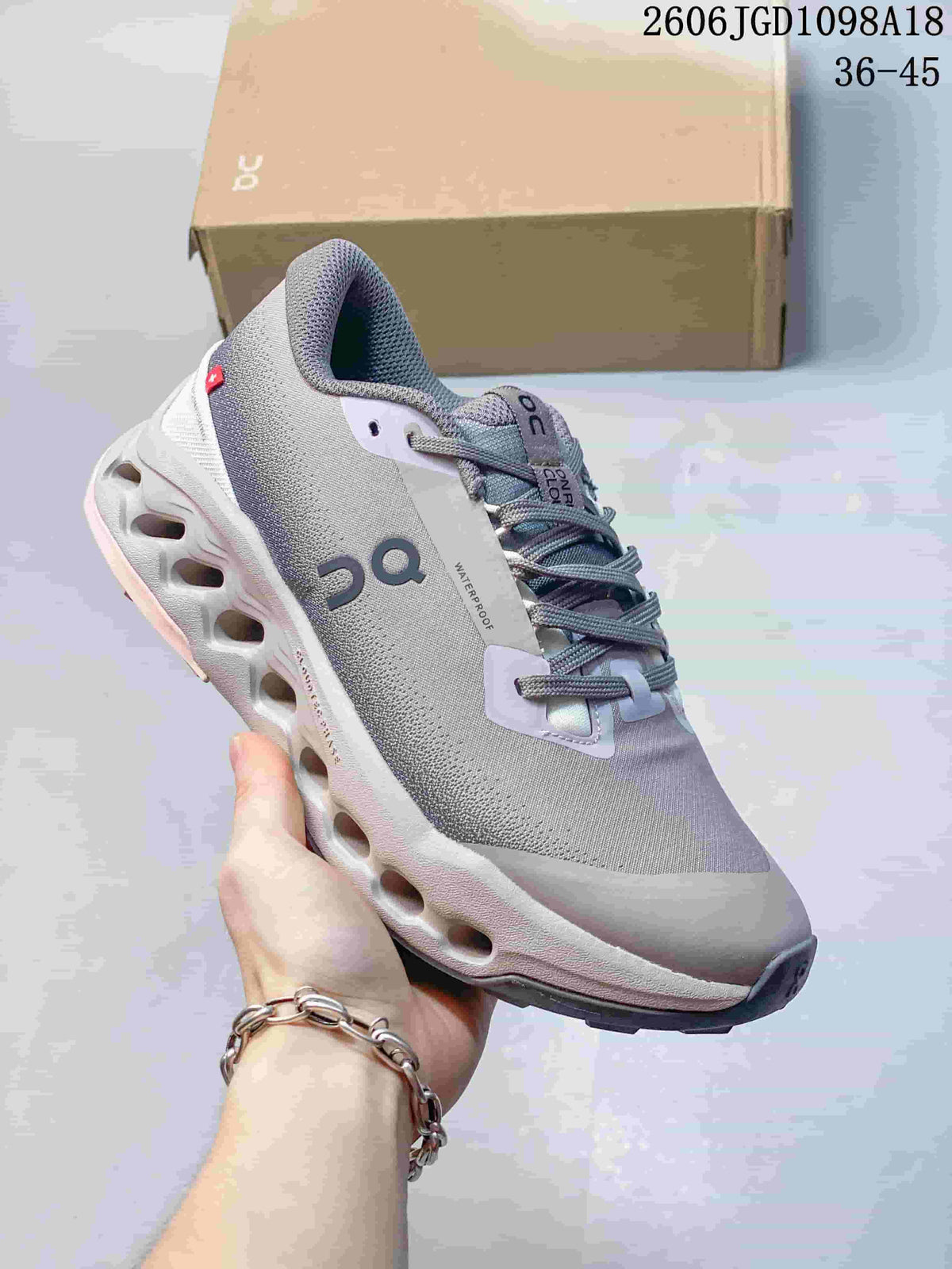 On Cloudmonster 3 Running Shoes in Gray